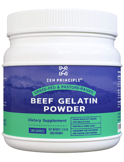 Gelatin Powder for Healthy Hair, Skin, Joints & Nails. Paleo and Keto Friendly Cooking and Baking.