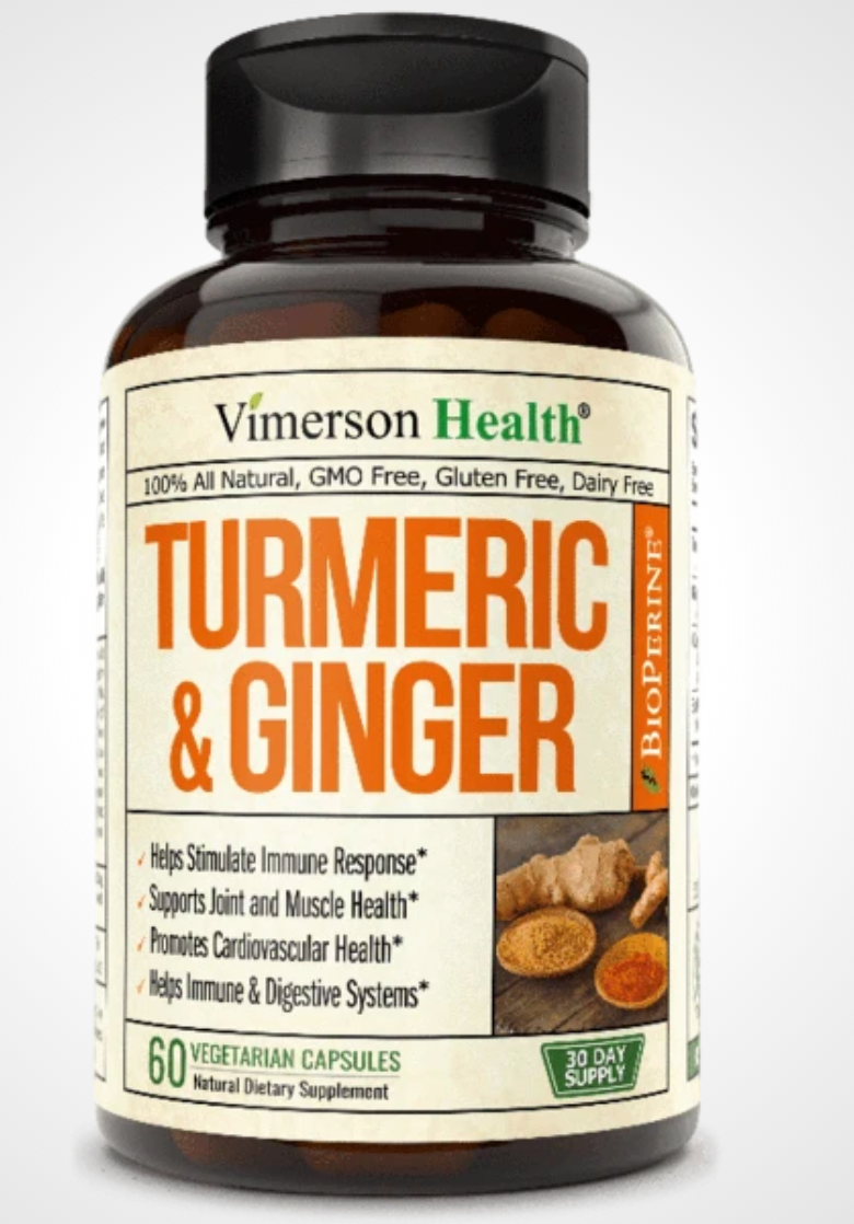 TURMERIC CURCUMIN & GINGER WITH BIOPERINE