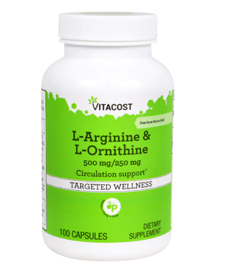 L-Arginine & L-Ornithine 500 mg/250 mg