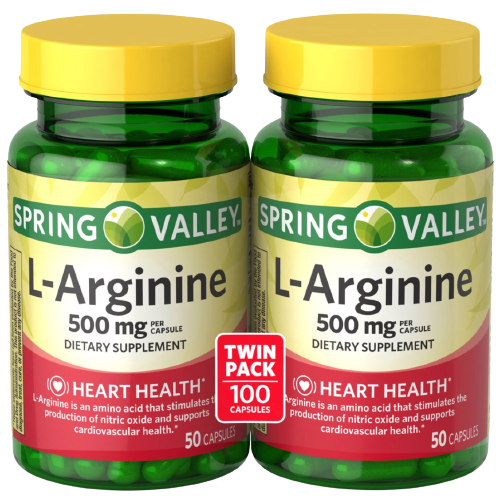 L-Arginine Dietary Supplement Twin Pack