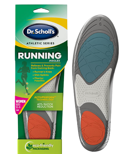 Dr. Scholl’s Running Insoles  (For Women's 5.5-9,  Men's 7.5-10 & Men's 10.5-14)