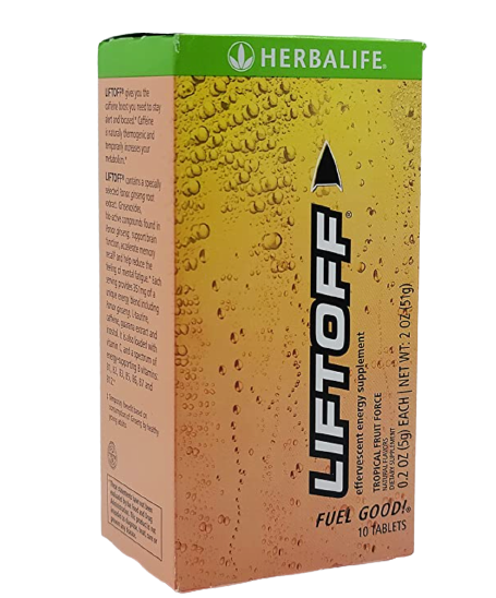 Herbalife Liftoff – Tropical-Fruit Force, 10 Tablets Brand: Herbalife